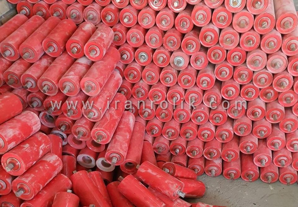 رولیک با شفت قابل تعویض و بلبرینگ سفارشی